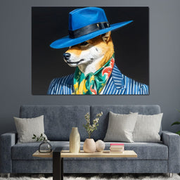 Canine Dapper Delight - NicheCanvas