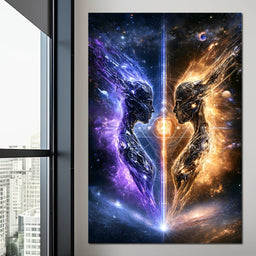 Dual Entities Of The Expanding Void - NicheCanvas