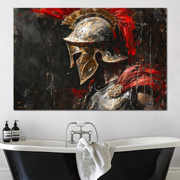 Hellenic Guardian in Twilight - NicheCanvas