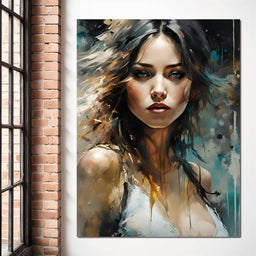 Female Portrait 0026 - Vizahn Burger - NicheCanvas