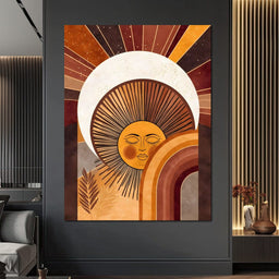 Solstice Sunburst Reverie - NicheCanvas