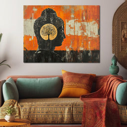 Golden Tree of Enlightenment - NicheCanvas