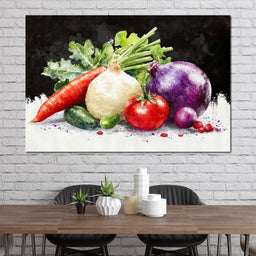 Fresh Veggies Harvest - NicheCanvas