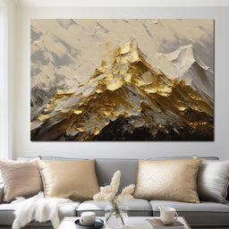 Auric Alpine Majesty Rising - NicheCanvas