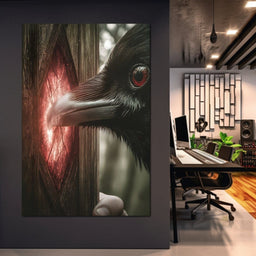 Portal of Crow Shadows - NicheCanvas