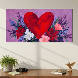Heartflower Bouquet - NicheCanvas