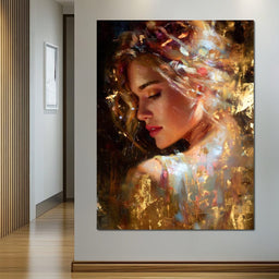 Radiant Brushstrokes Of Grace - NicheCanvas