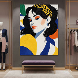 Vivid Leopard Headband Muse - NicheCanvas