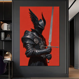 Midnight Vanguard Knight Oath - NicheCanvas