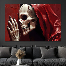 Skeletons Shroud of Silence - NicheCanvas