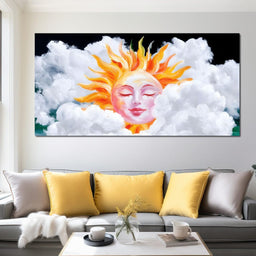 Radiant Dreams of Celestial Day - NicheCanvas
