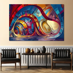 Vibrant Vortex - Tooples Art - NicheCanvas