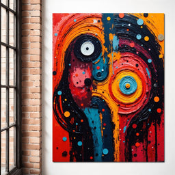 Colorful Modern Art 068 - Johanjjf - NicheCanvas