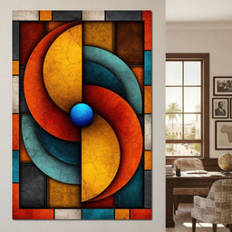 Shapes In Agreement - TooplesArt - NicheCanvas