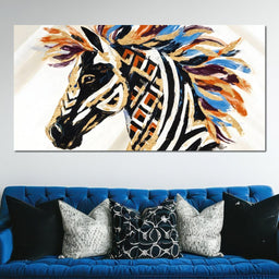 Golden Mane Illusion - Alicia Smith - NicheCanvas