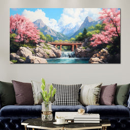 Bridge Over Tranquil Waters - NicheCanvas