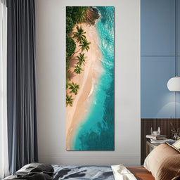 Peaceful Paradise Beach - NicheCanvas