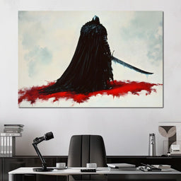 Shadowed Guardian Resolve - NicheCanvas