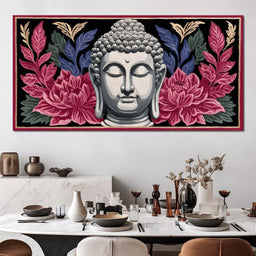 Buddha Blossom Tranquil Aura - NicheCanvas