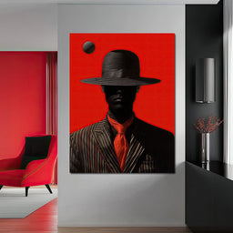 The Man Who Wasn’t There - TooplesArt - NicheCanvas