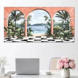 Tropical Archway - NicheCanvas