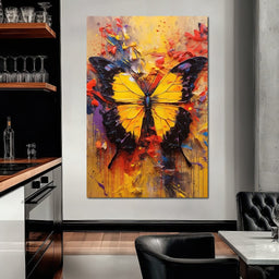 Colorburst Moths - NicheCanvas