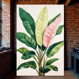 Tropical Leaf Symphony - NicheCanvas