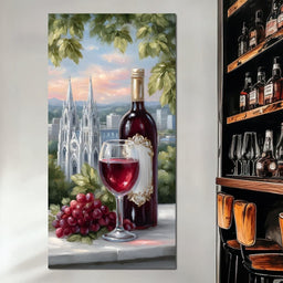 Wine Reverie Cathedral Vista - NicheCanvas