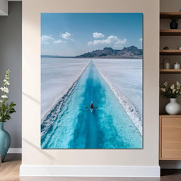 Journey Through Tranquil Waters - NicheCanvas