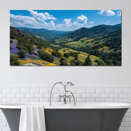 Wildflower Valley Vista Sky - NicheCanvas