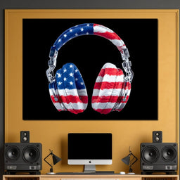 Patriotic Beats of Freedom Sound - NicheCanvas