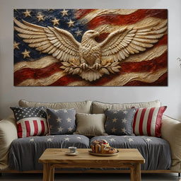 Sovereign Wings Above The Union - NicheCanvas
