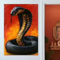 Airbrush Cobra Retro Style - NicheCanvas