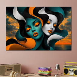 The Lovers Who Never Spoke - TooplesArt - NicheCanvas
