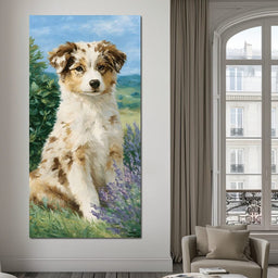 Country Puppy  - NicheCanvas