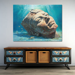 Oceanic Titan Tranquility - NicheCanvas