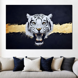 Majestic Tiger Roar Radiance - NicheCanvas
