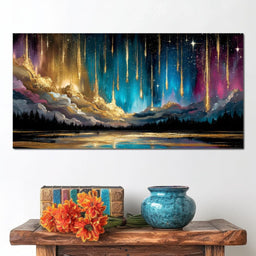 Celestial Rain Of Starlight - NicheCanvas