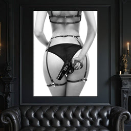 Gun Ass - David Drake - NicheCanvas