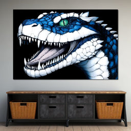 Predatory Raptile - NicheCanvas