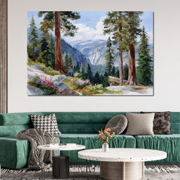 Sierra Falls Pine Vista Trail - NicheCanvas