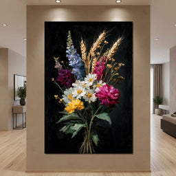 Wildflower Spring Bouquet - NicheCanvas