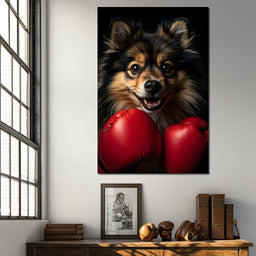 Paws of Courage Pugilist - NicheCanvas