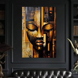 Golden Dream Reflections - NicheCanvas
