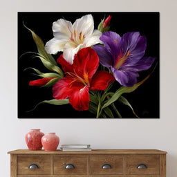 Gladiolus Garden Noir Bloom - NicheCanvas