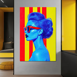 Ultrablue Diva - TooplesArt - NicheCanvas