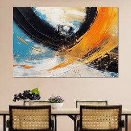 Solar Vortex Oceanic Surge - NicheCanvas