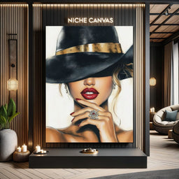 Midnight Allure Elegance - NicheCanvas