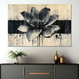 Nocturnal Blossom Drifts - NicheCanvas