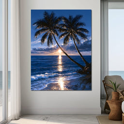 Last Light Over Distant Shores - NicheCanvas